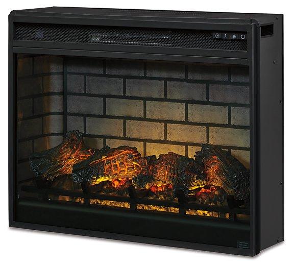 Entertainment Accessories Electric Infrared Fireplace Insert - Discount Furniture World (Burlington,NC)