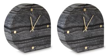 Janmour Table Clock (Set of 2) - Discount Furniture World (Burlington,NC)