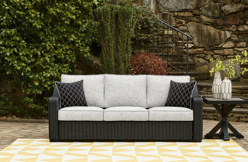 Beachcroft Outdoor Sofa with Cushion - Discount Furniture World (Burlington,NC)