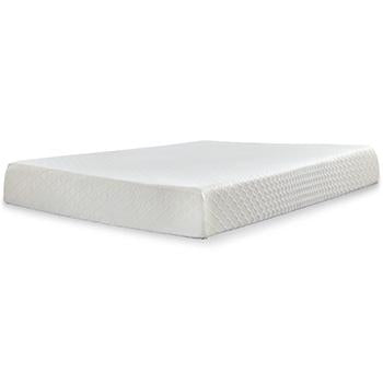 10 Inch Chime Memory Foam Mattress Set - Discount Furniture World (Burlington,NC)