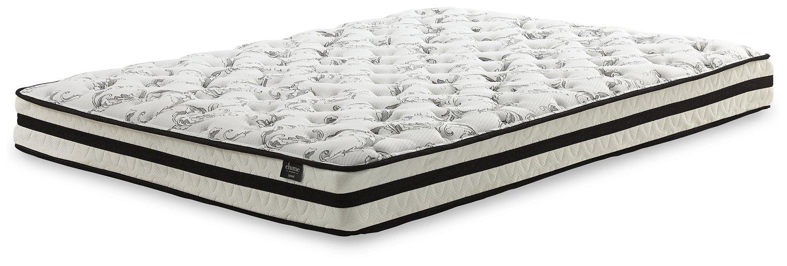 8 Inch Chime Innerspring Mattress Set - Discount Furniture World (Burlington,NC)