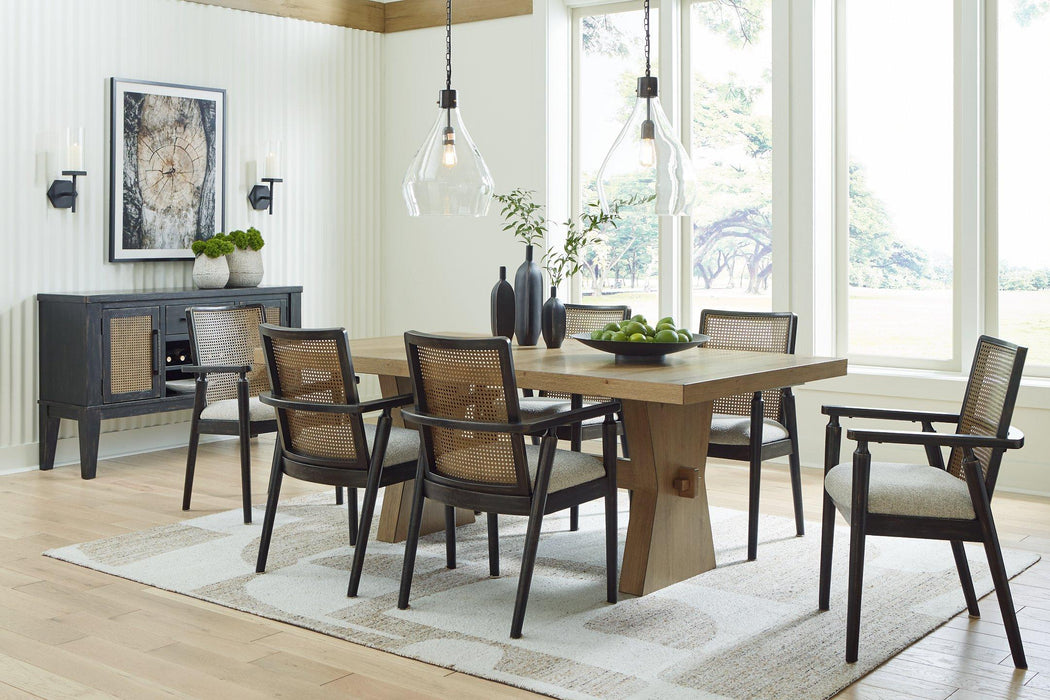 Galliden Dining Arm Chair - Discount Furniture World (Burlington,NC)