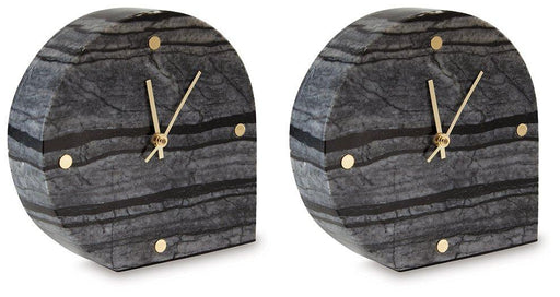 Janmour Table Clock (Set of 2) - Discount Furniture World (Burlington,NC)