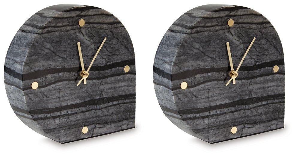 Janmour Table Clock (Set of 2) - Discount Furniture World (Burlington,NC)