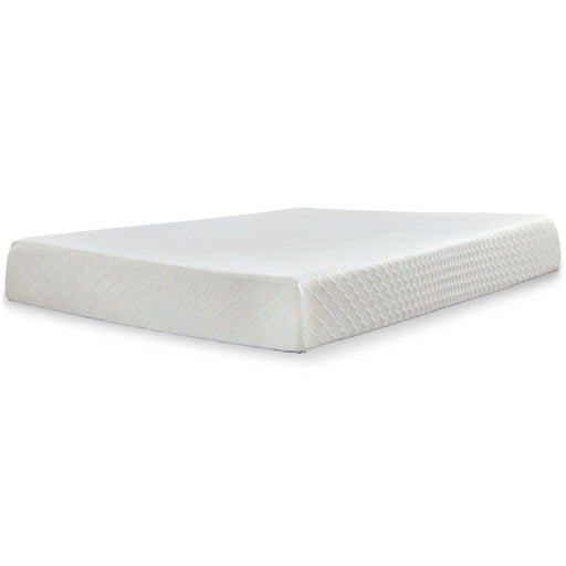 10 Inch Chime Memory Foam Mattress Set - Discount Furniture World (Burlington,NC)