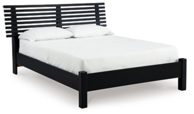 Danziar Queen Slat Bed - Discount Furniture World (Burlington,NC)
