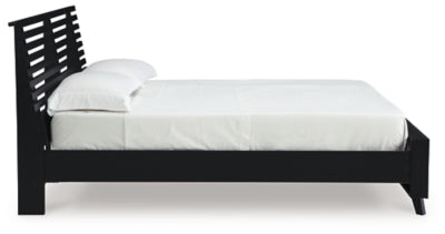 Danziar Queen Slat Bed - Discount Furniture World (Burlington,NC)