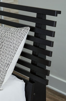 Danziar Queen Slat Bed - Discount Furniture World (Burlington,NC)