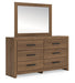 Broachmyn Dresser and Mirror - Discount Furniture World (Burlington,NC)