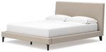 Cielden Upholstered Bed with Roll Slats - Discount Furniture World (Burlington,NC)