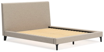 Cielden Upholstered Bed with Roll Slats - Discount Furniture World (Burlington,NC)