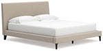 Cielden Upholstered Bed with Roll Slats - Discount Furniture World (Burlington,NC)