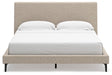 Cielden Upholstered Bed with Roll Slats - Discount Furniture World (Burlington,NC)