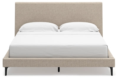 Cielden Upholstered Bed with Roll Slats - Discount Furniture World (Burlington,NC)
