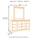 Huey Vineyard Dresser and Mirror - Discount Furniture World (Burlington,NC)