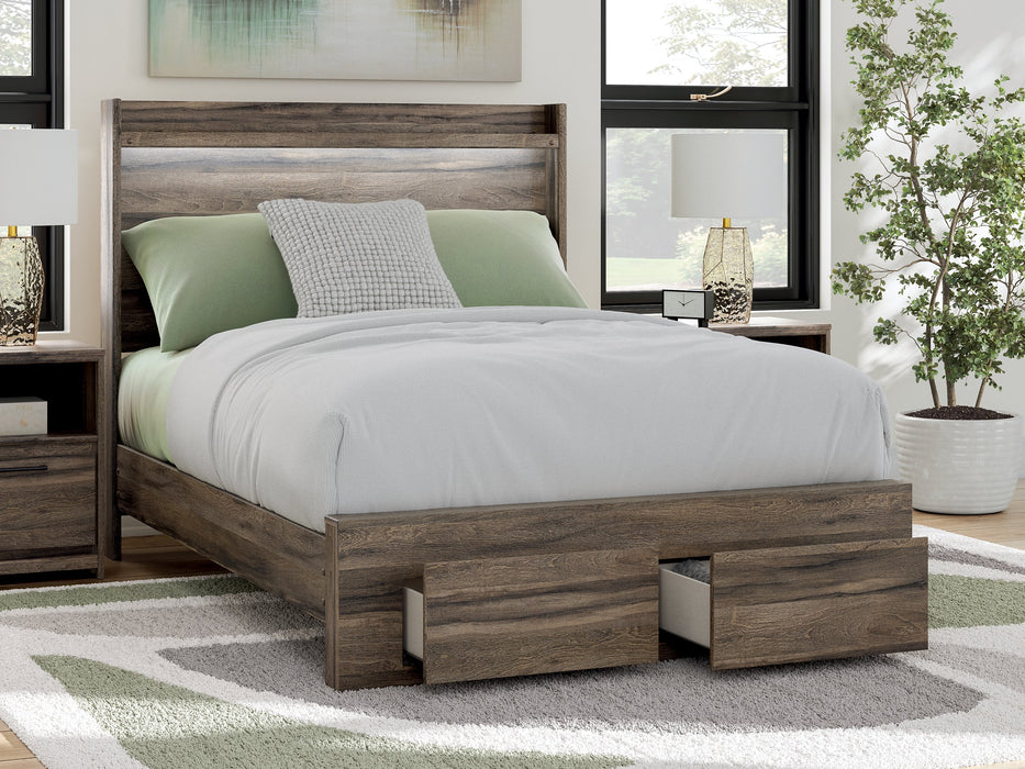 Elbrim Panel Storage Bed - Discount Furniture World (Burlington,NC)