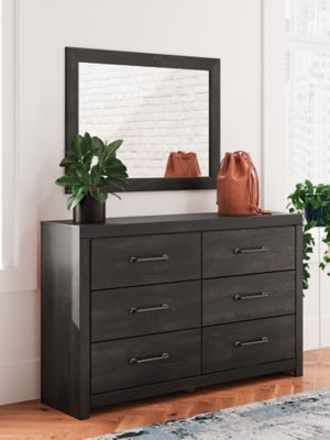 Hollivern Dresser and Mirror - Discount Furniture World (Burlington,NC)
