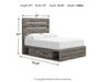 Graystorm Bed with Storage - Discount Furniture World (Burlington,NC)