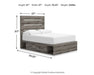 Graystorm Bed with Storage - Discount Furniture World (Burlington,NC)