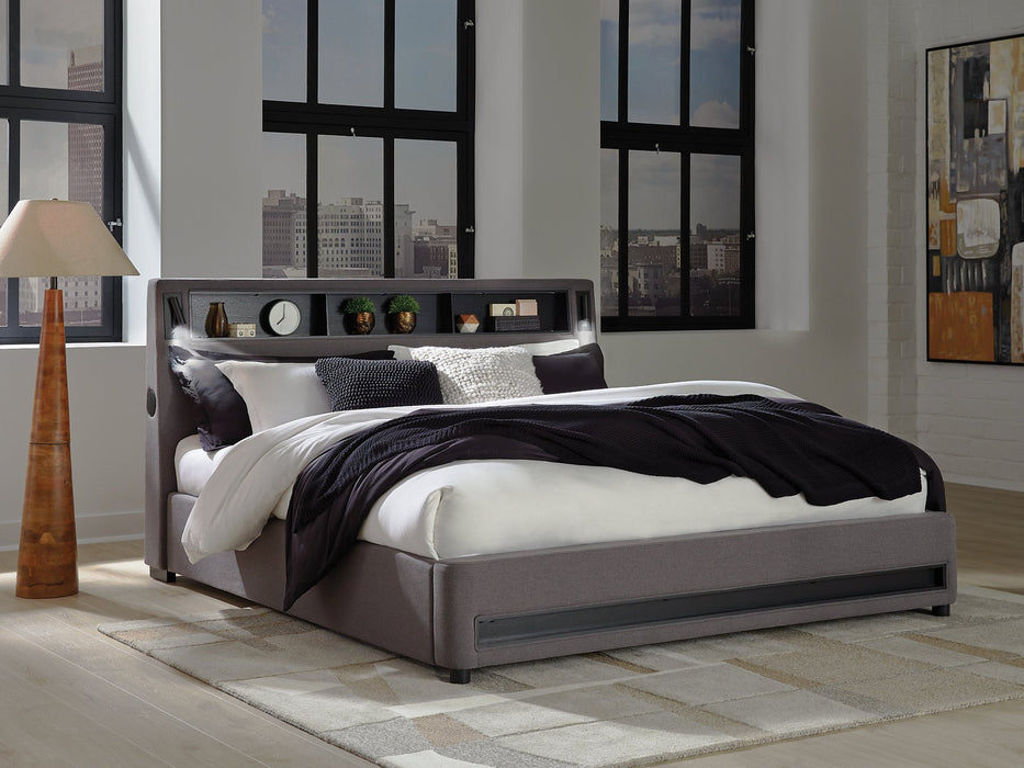 Verishaw Upholstered Bed - Discount Furniture World (Burlington,NC)