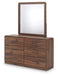 Fortlorn Dresser and Mirror - Discount Furniture World (Burlington,NC)