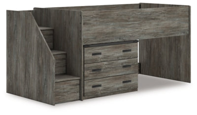 Frandern Loft Bed with Drawer Storage - Discount Furniture World (Burlington,NC)
