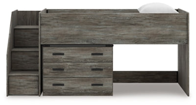 Frandern Loft Bed with Drawer Storage - Discount Furniture World (Burlington,NC)