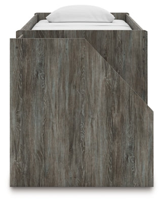 Frandern Loft Bed with Drawer Storage - Discount Furniture World (Burlington,NC)