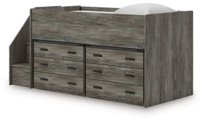Frandern Loft Bed with Drawer Storage - Discount Furniture World (Burlington,NC)