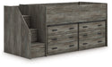 Frandern Loft Bed with Drawer Storage - Discount Furniture World (Burlington,NC)