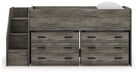 Frandern Loft Bed with Drawer Storage - Discount Furniture World (Burlington,NC)