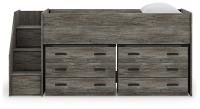 Frandern Loft Bed with Drawer Storage - Discount Furniture World (Burlington,NC)