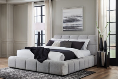 Grendusk Upholstered Bed - Discount Furniture World (Burlington,NC)