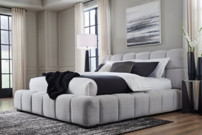 Grendusk Upholstered Bed - Discount Furniture World (Burlington,NC)