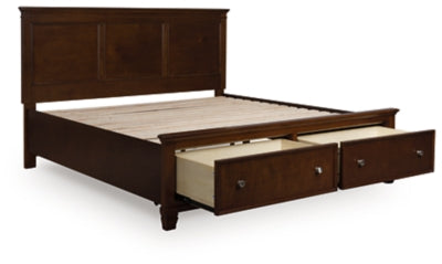 Danabrin Panel Storage Bed - Discount Furniture World (Burlington,NC)