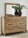 Ridgester Dresser and Mirror - Discount Furniture World (Burlington,NC)