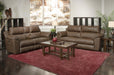 Catnapper Furniture Sorrento Power Lay Flat Reclining Console Loveseat in Kola - Discount Furniture World (Burlington,NC)