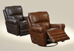 Catnapper Hoffner Power Lay Flat Recliner in Chocolate - Discount Furniture World (Burlington,NC)