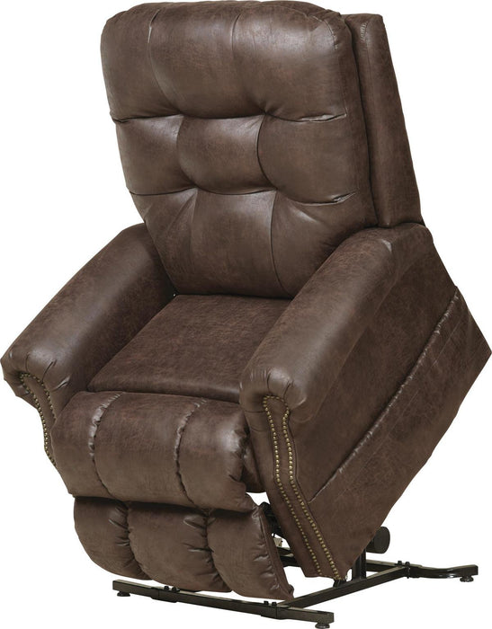 Catnapper Furniture Ramsey Power Lift Lay Flat Recliner w/ Heat & Massage in Sable