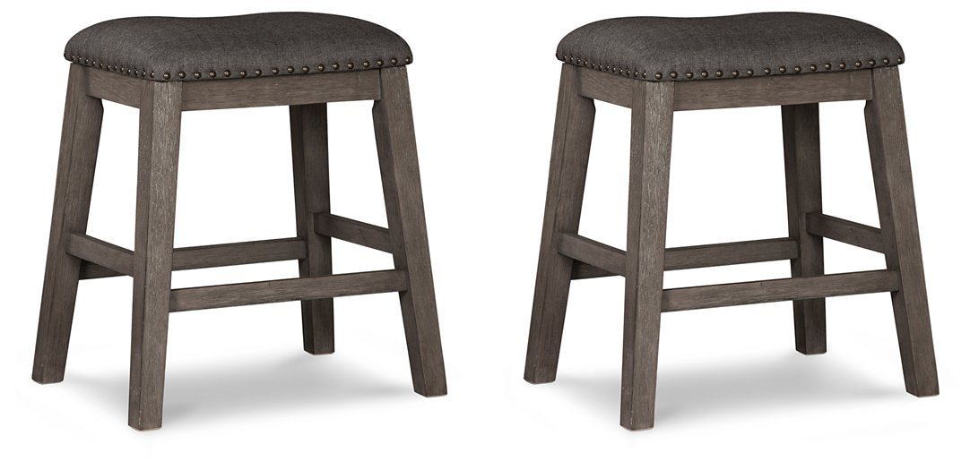Caitbrook Counter Height Upholstered Bar Stool - Discount Furniture World (Burlington,NC)