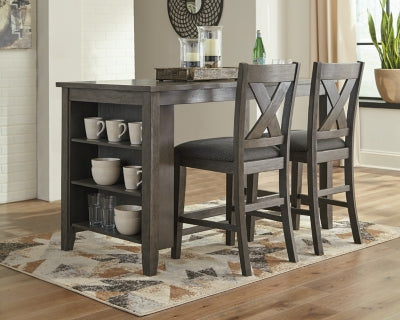 Caitbrook Counter Height Dining Package - Discount Furniture World (Burlington,NC)