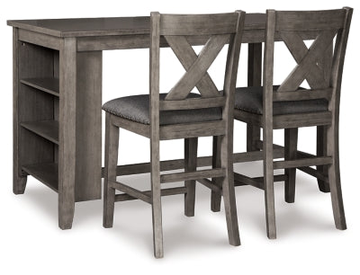 Caitbrook Counter Height Dining Package - Discount Furniture World (Burlington,NC)