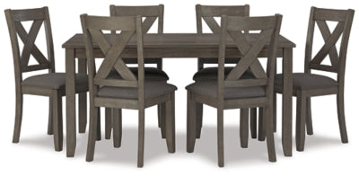 Caitbrook Dining Table and Chairs (Set of 7) - Discount Furniture World (Burlington,NC)