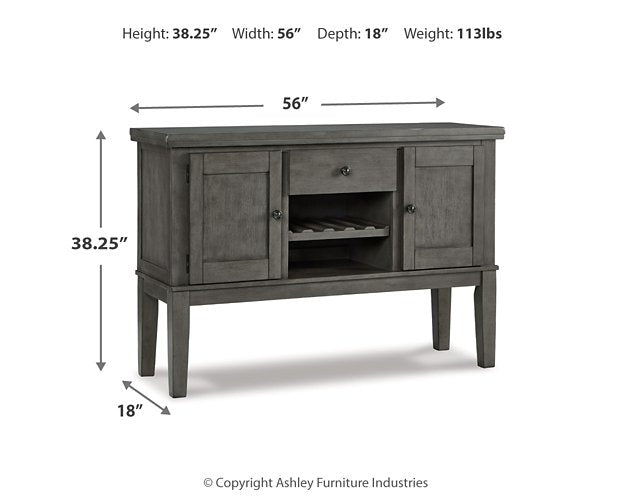 Hallanden Dining Server - Discount Furniture World (Burlington,NC)