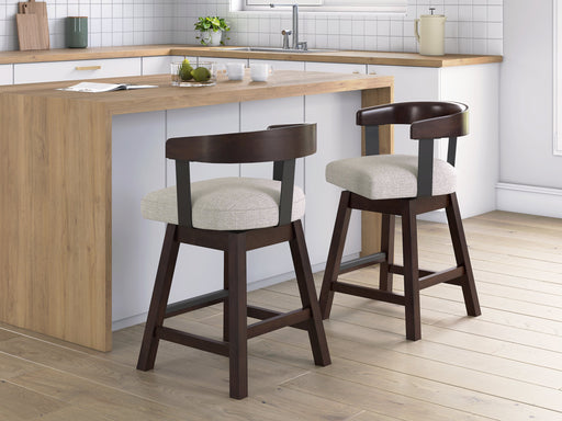 Haddigan Counter Height Barstool (Set of 2) - Discount Furniture World (Burlington,NC)
