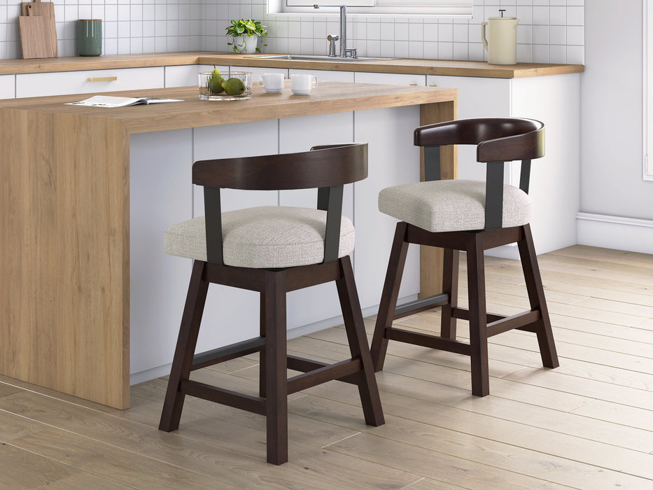 Haddigan Counter Height Barstool (Set of 2) - Discount Furniture World (Burlington,NC)