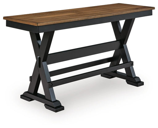 Wildenauer 48" Counter Height Bench - Discount Furniture World (Burlington,NC)