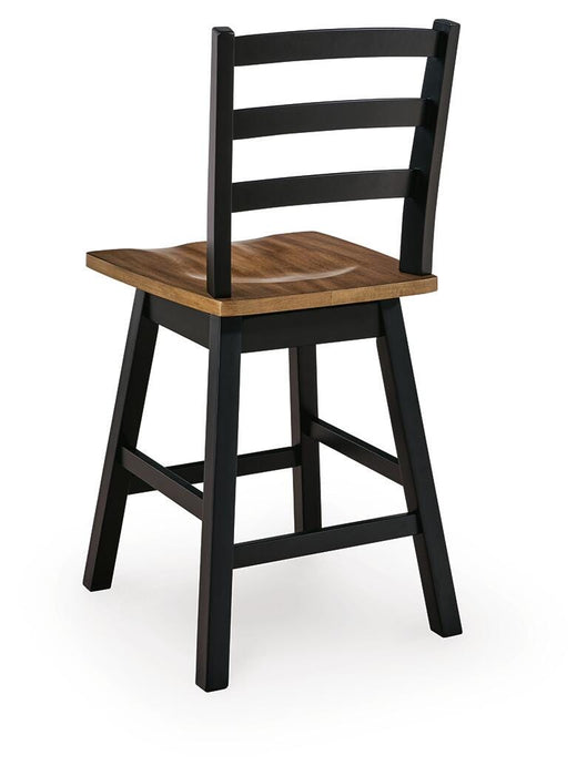 Wildenauer Counter Height Swivel Barstool - Discount Furniture World (Burlington,NC)