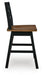 Wildenauer Counter Height Swivel Barstool - Discount Furniture World (Burlington,NC)