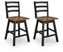 Wildenauer Counter Height Swivel Barstool - Discount Furniture World (Burlington,NC)